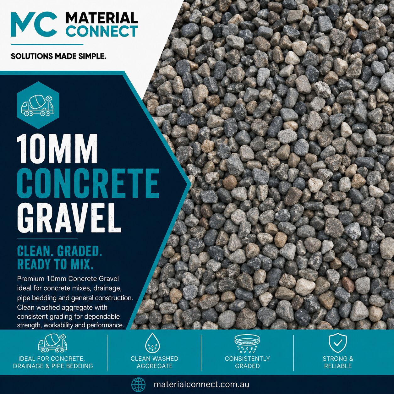 10mm Concrete Gravel