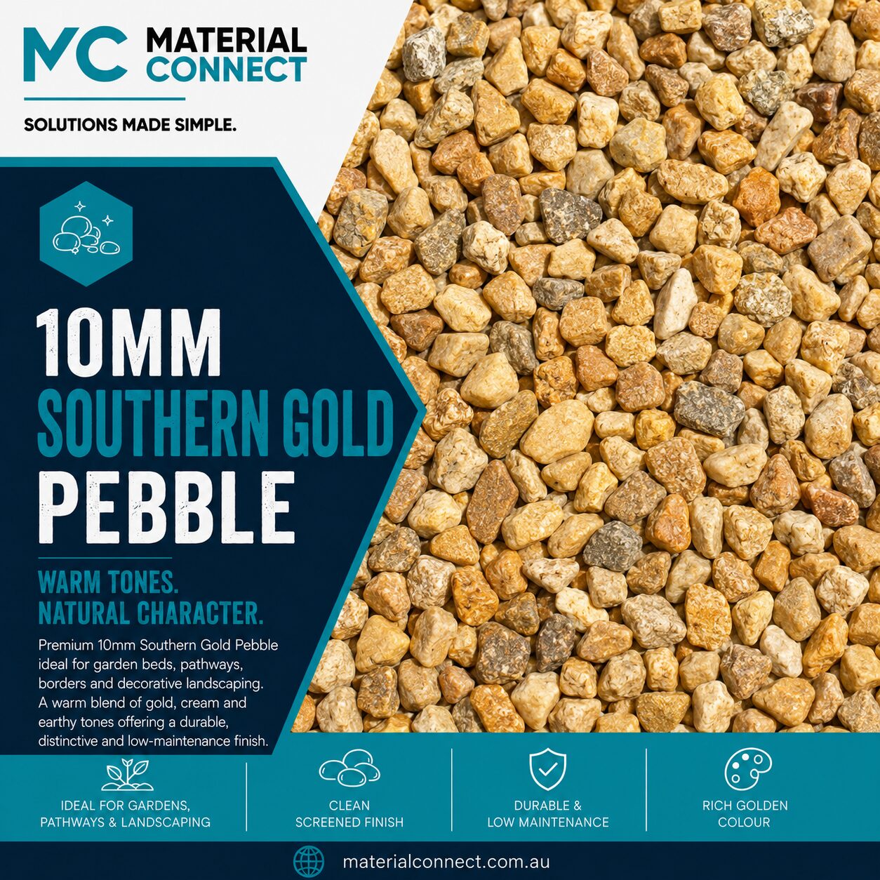 10mm Southern Gold Pebble